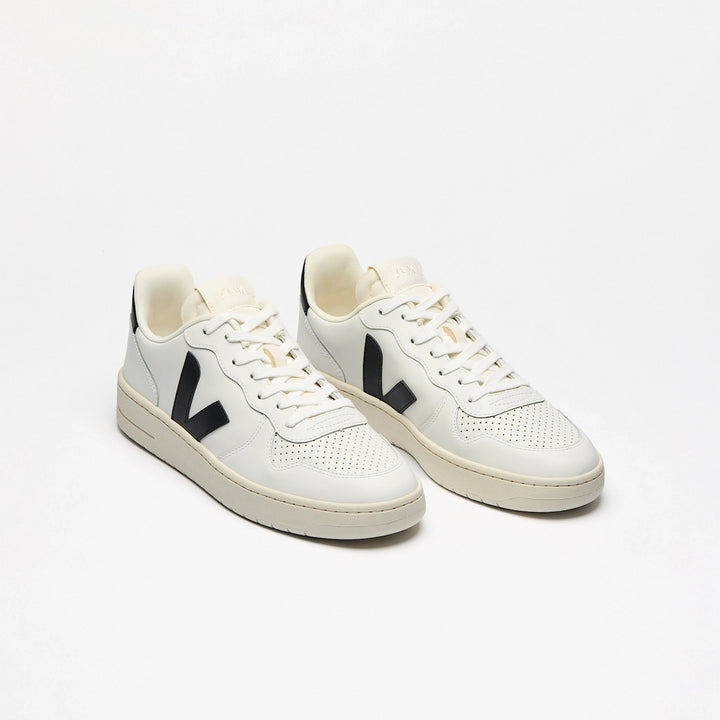Veja V-10 Prime Leather - Extra White Black