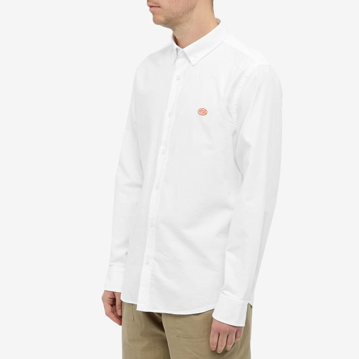 Armor Lux Logo Oxford Shirt - White