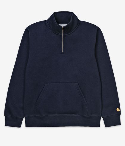 Carhartt Chase Neck Zip Sweat Navy