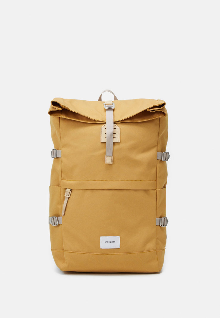 Sandqvist Bernt Yellow with Natural Leather