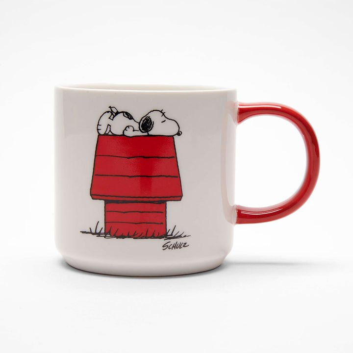 Peanuts Allergic to Mornings Mug