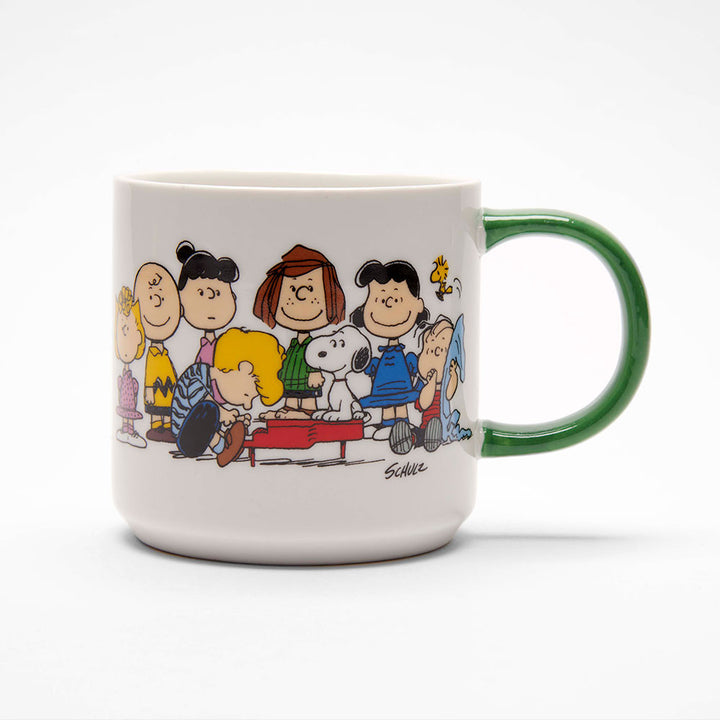 Peanuts Gang & House Mug