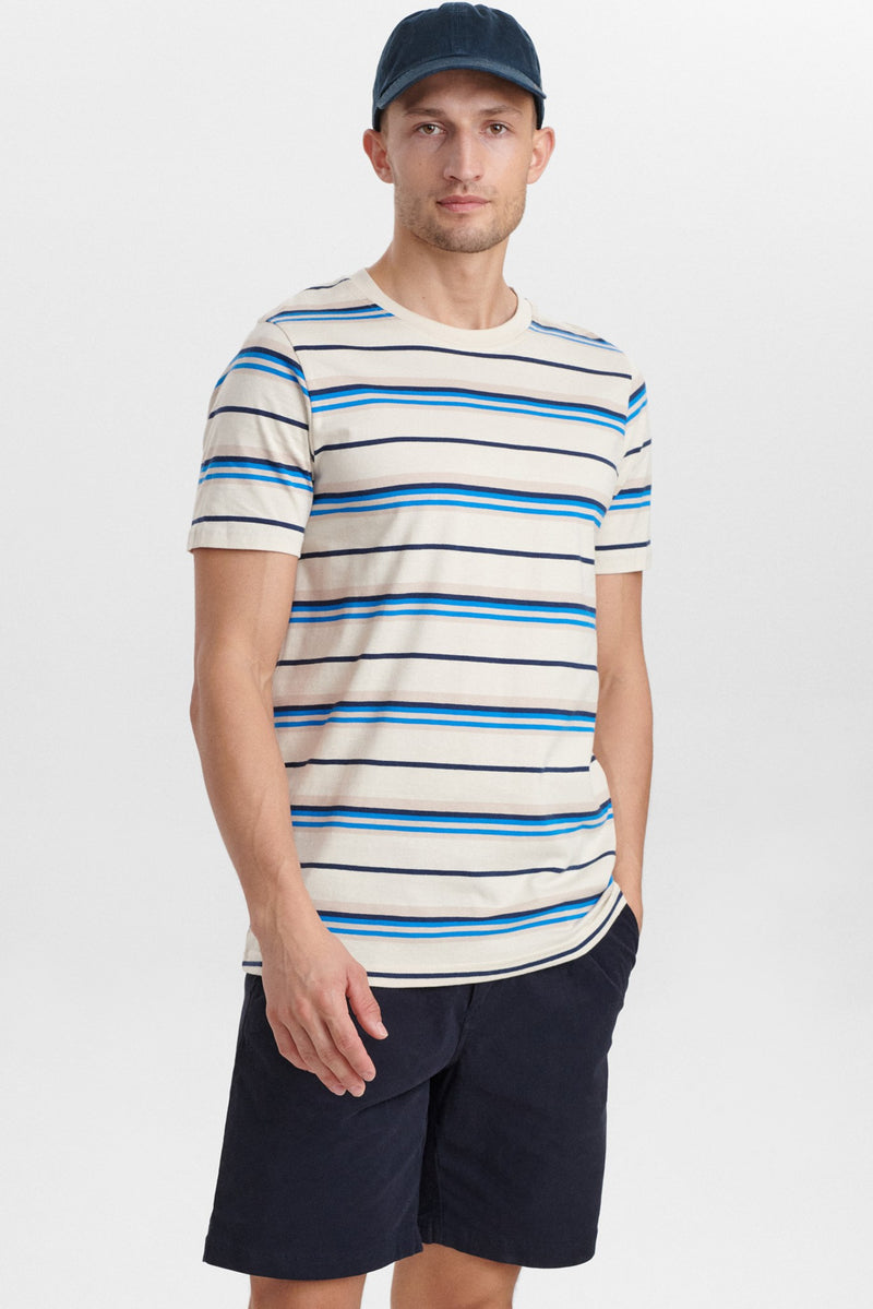 Anerkjendt Akrod Stripe T-Shirt - Tofu