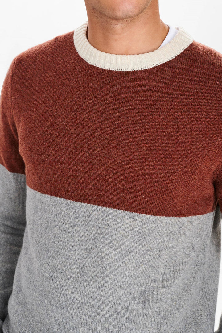 Anerkjendt Akrico Colourblock Lambswool