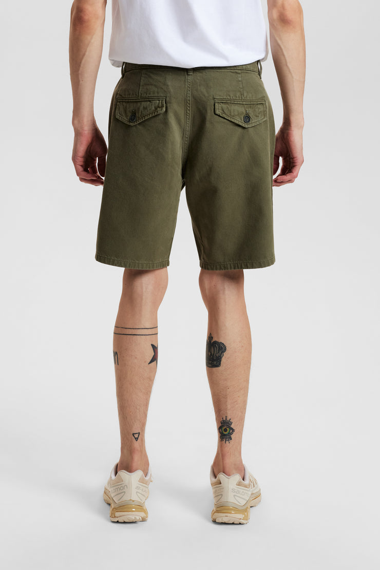 Anerkjendt Aklt James Twill Shorts Olivine