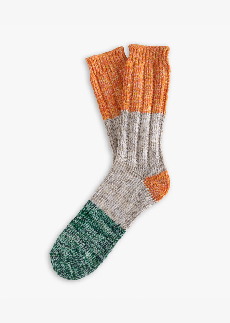 Thunders Love Charlie Collection Orange and Green Socks