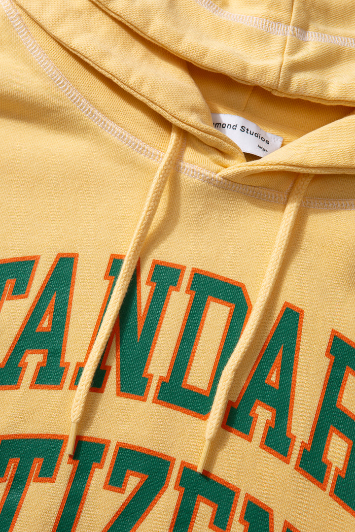 Edmmond Studios College Arch Hoodie Plain Light Yellow