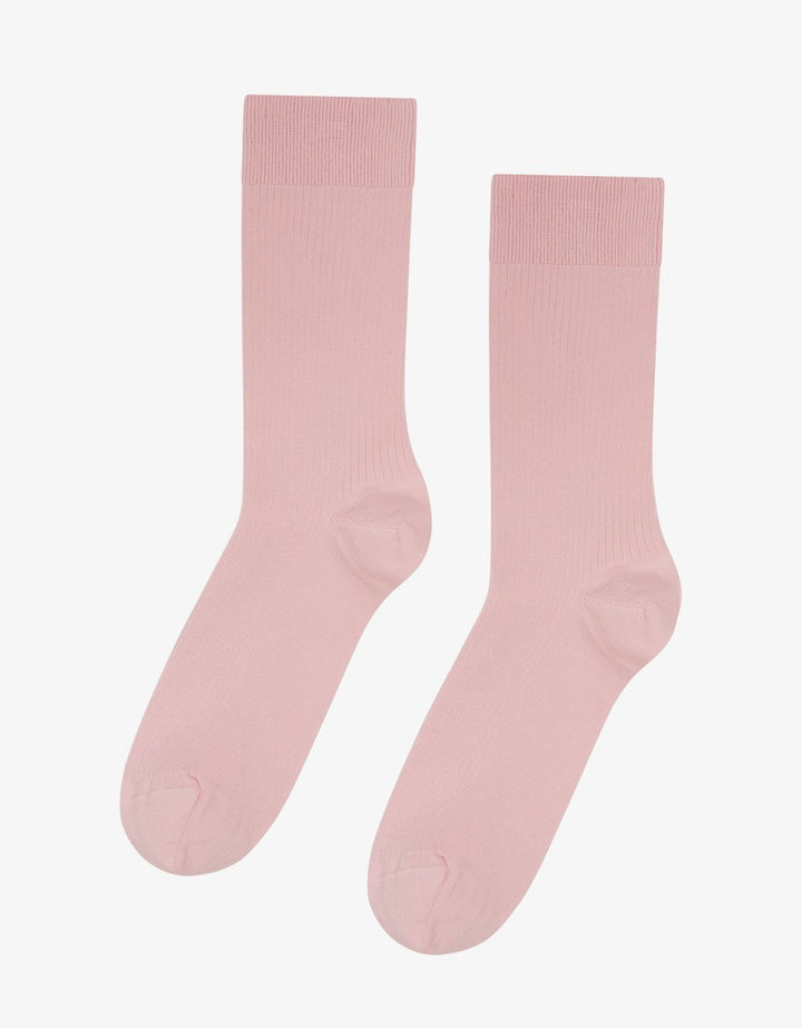 Colorful Classic Organic Sock- Faded Pink