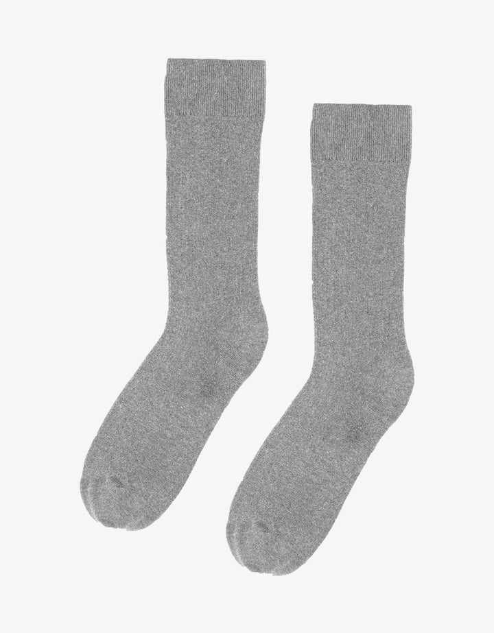 Colorful Classic Organic Sock Heather Grey