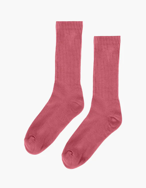 Classic Organic Sock Raspberry Pink