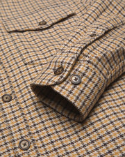 Portuguese Flannel PP Brown/ Mustard Overshirt
