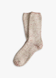 Thunders Love WOOL COLLECTION Recycled Raw White Women's Socks