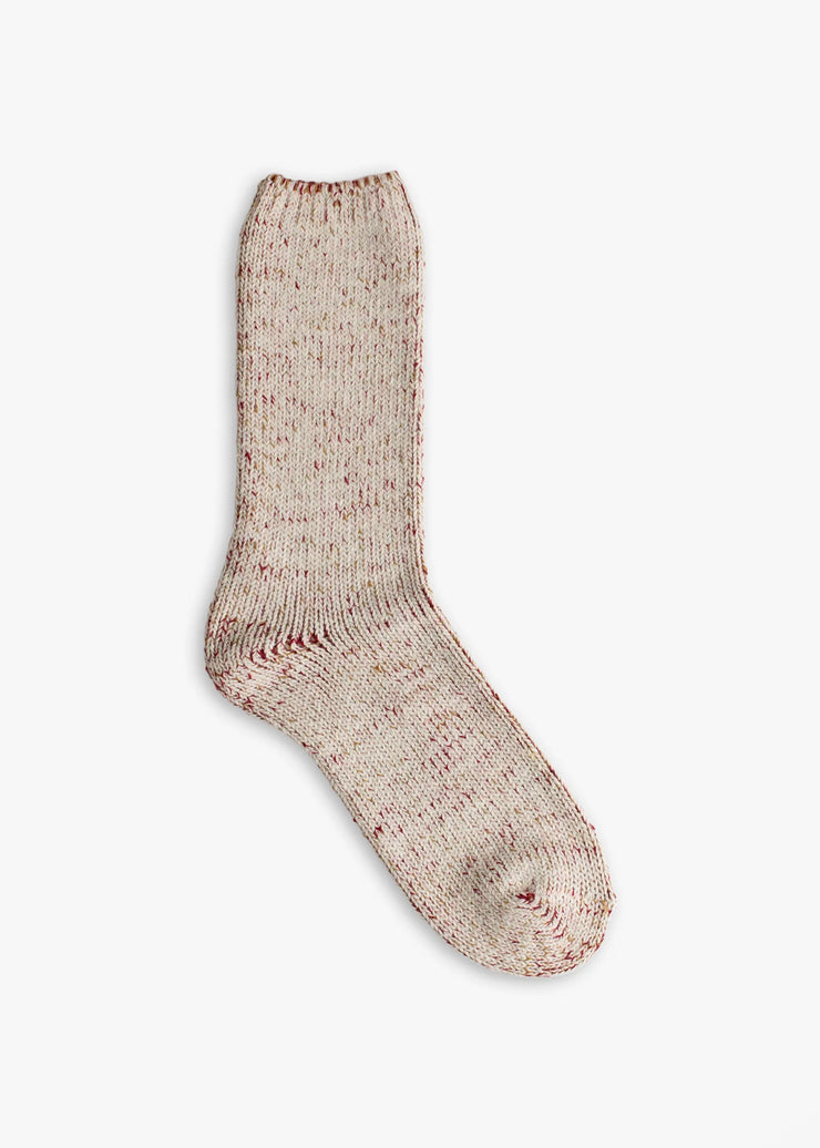 Thunders Love WOOL COLLECTION Recycled Raw White Women's Socks