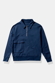 Edmmond Studios Warm Up Sweatshirt Plain Navy