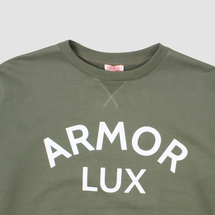 Armor Lux Logo Sweatshirt Military Green