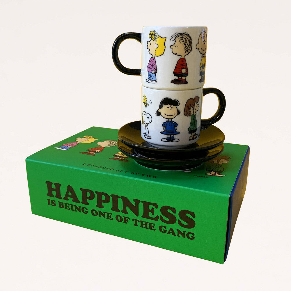 Peanuts Gang Espresso Set