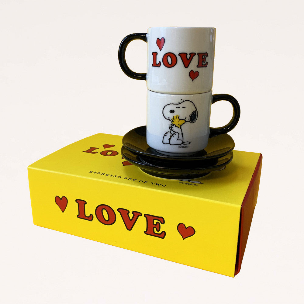 Peanuts Love Espresso Set