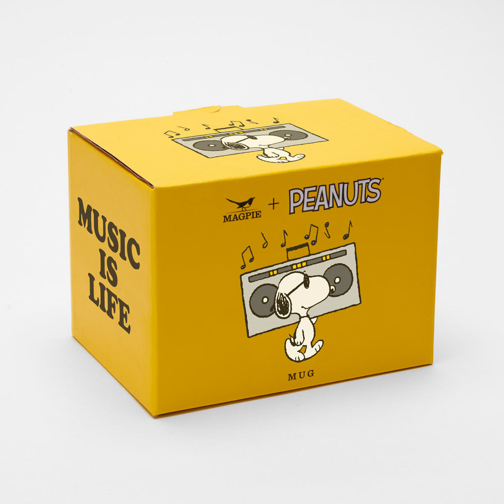 Peanuts Music Is Life Mug