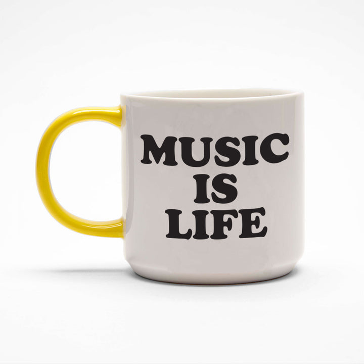 Peanuts Music Is Life Mug